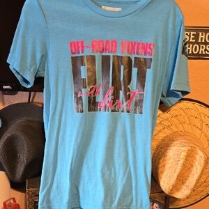 Off-Road Vixens Blue Graphic Tee